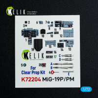 MiG-19P/PM - interior 3D decals for ClearProp kit