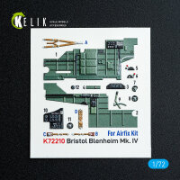 Bristol Blenheim Mk.IV - interior 3D decals for Airfix kit