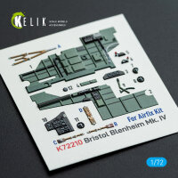 Bristol Blenheim Mk.IV - interior 3D decals for Airfix kit