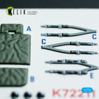 CH-54A Tarhe - interior 3D decals for Revell kit