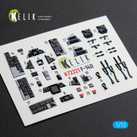 F-14D Super Tomcat - interior 3D decals for Academy kit