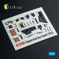 Supermarine Swift FR.5 - interior 3D decals for AirFix kit