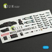 WESTLAND WESSEX HC.2 - interior 3D decals for AirFix kit