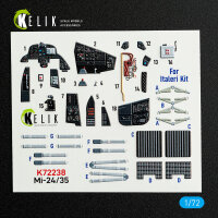Mi-35/24 - interior 3D decals for Italeri kit