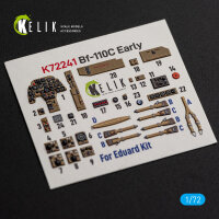 Bf-110C Early - interior 3D decals for Eduard