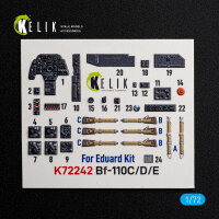 Bf-110C/D/E- interior 3D decals for Eduard