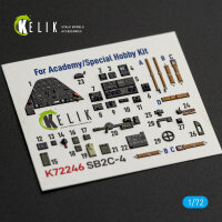 SB2C-4 - interior 3D decals for Academy / Special Hobby