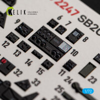 SB2C-5 - interior 3D decals for Academy / Special Hobby