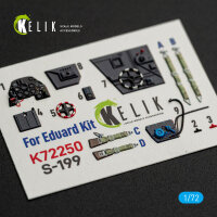 S-199 - interior 3D decals for Eduard