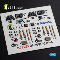 Bf-109 F-2/F-4 - interior 3D decals for Eduard