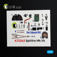 Spitfire Mk.Vb - interior 3D decals for Eduard