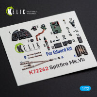 Spitfire Mk.Vb - interior 3D decals for Eduard