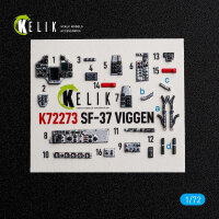 SF-37 Viggen - interior 3D decals for Special Hobby