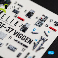 SF-37 Viggen - interior 3D decals for Special Hobby