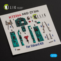 MiG-21 bis -  interior 3D decals for Eduard