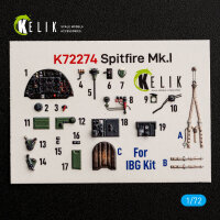 Spitfire Mk.I - interior 3D decals for IBG