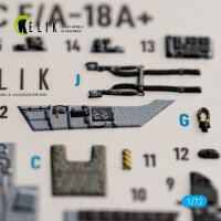 USMC F/A-18+ -  interior 3D decals for Academy 12411