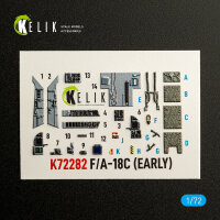 F/A-18C (EARLY) - interior 3D decals for Academy 12411
