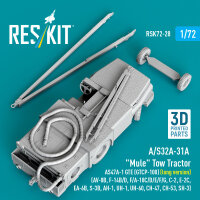 A/S32A-31A Mule Tow Tractor AS47A-1 GTE (GTCP-100) (long version) (AV-8B, F-14B/D, F/A-18C/D/E/F/G, C-2, E-2?, EA-6B, S-3B, AH-1, UH-1, UH-60, CH-47, CH-53, SH-3) (3D Printed model kit)