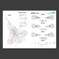 MiG-25 Foxbat Stencils Decals