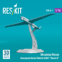 Ukrainian Recon Unmanned Aerial Vehicle (UAV) Shark-D (3D...