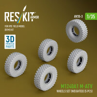 M1240A1 M-ATV wheels set (weighted) (5 pcs) for Rye Field...