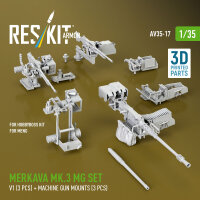 Merkava Mk.3 MG set, V1 (3 pcs) + machine gun mounts (3...