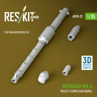Merkava Mk.4 MG253 (120mm) gun barrel (3D Printed) for...