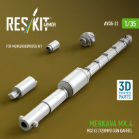Merkava Mk.4 MG253 (120mm) gun barrel (3D Printed) for...