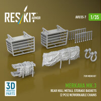 Merkava Mk.3 rear hull metall storage baskets (2 pcs)...