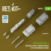 Merkava Mk.3 rear hull metall storage baskets (2 pcs)...