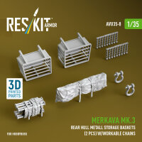 Merkava Mk.3 rear hull metall storage baskets (2 pcs)...
