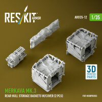 Merkava Mk.3 rear hull storage baskets w/cover (2 pcs)...
