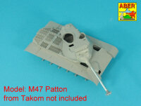 90 mm M-36 tank barrel T-shaped Muzzle Brake with mantlet cover for U.S. M47 and M48A1 Patton