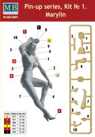 Pin-up series,Kit No.1 Marylin