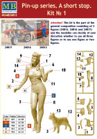Pin-up series.A short stop.Kit No.1