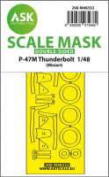 P-47M Thunderbolt  double-sided express fit mask for Miniart