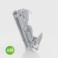 M.B. Mk.2 ejection seat with seat belts for Airfix