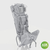 Ejection Seat - M.B Mk.2E with seat belts, with survival pack for Revell